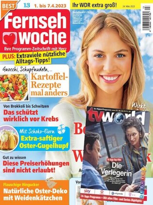 Zeitschrift Fernsehwoche (mit TV World) Abo