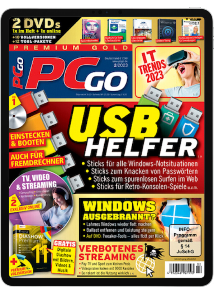 Zeitschrift PCgo E-Paper Abo