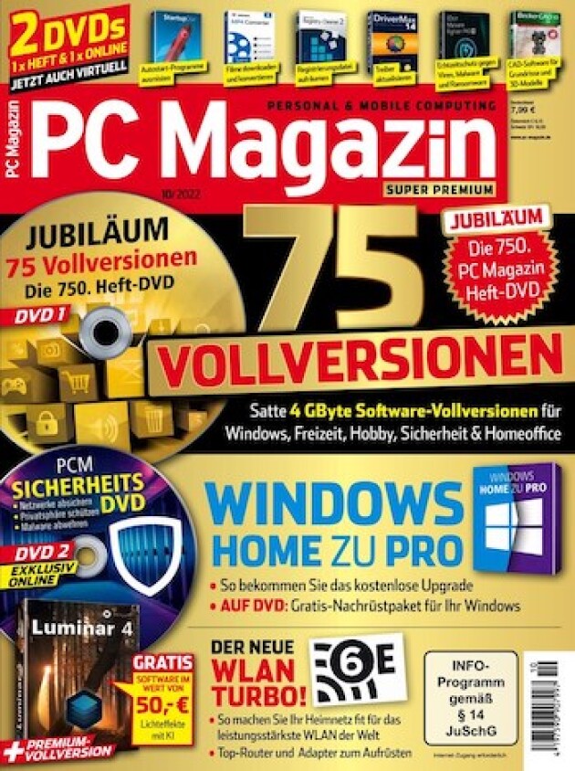 Zeitschrift PC Magazin Super Premium XXL Abo
