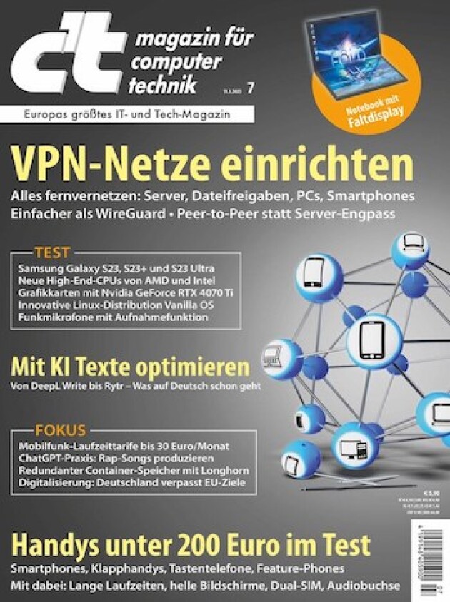 Zeitschrift c't magazin für Computertechnik Abo