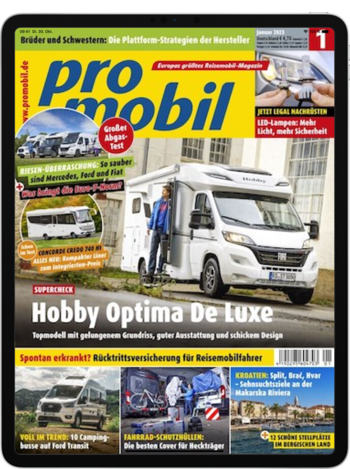 Zeitschrift Promobil E-Paper Abo