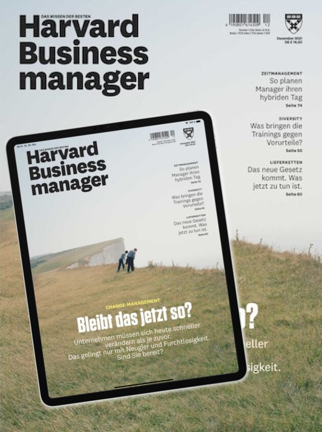 Zeitschrift Harvard Business Manager E-Kombi Abo