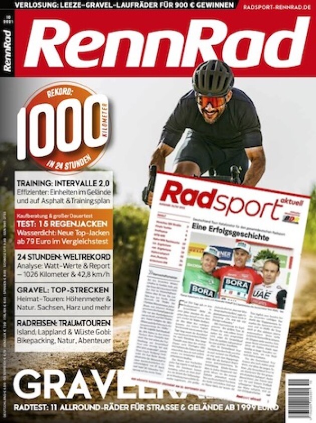 Zeitschrift Radsport + RennRad Abo